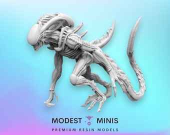 Alien Deadly Shredder - Miniatura Alienígena em escala de 32 mm | RPG | Ficção científica | Ciberpunk | RPG | DnD | Papsikel