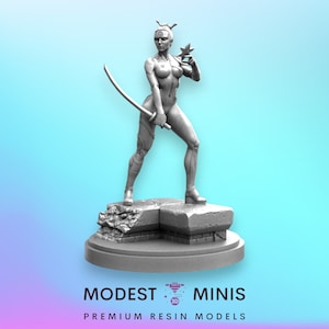 Hot Spot Onya - 40mm scale Miniature | DnD Mini | Superhero Miniature | C27