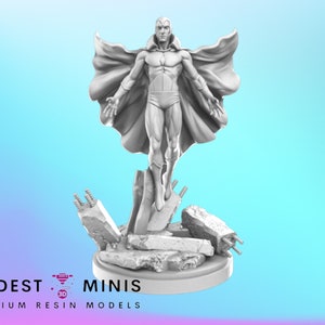 Ghost in the Machine - 40 mm miniatuur | DnD Mini | Superheldminiatuur | C27