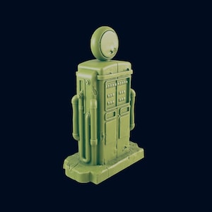 Gas Pump Scatter Terrain | 28mm - 40mm Scale | Survivor Terrain | Fantasy Scatter | Sci Fi Terrain | Superhero