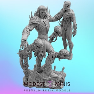 Symbiote God - 32mm 40mm scale Miniature | DnD Mini | Superhero Miniature | Trident
