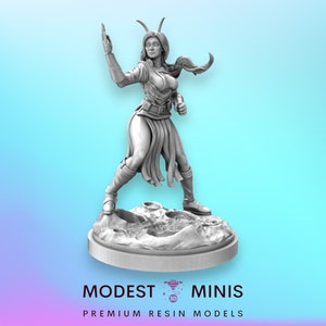 Empath Alien - 40mm  Miniature | DnD Mini | Superhero | C27