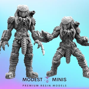 Chopper Skull Hunter - Resin 3D Print Alien Miniature | RPG | Sci fi | Cyberpunk | Role Playing | DnD | Papsikel