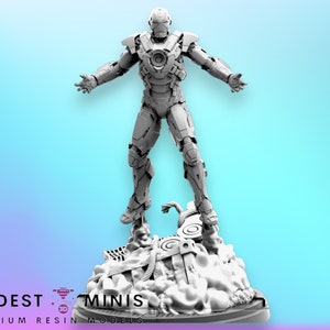 Mk17 - 40mm  Miniature | DnD Mini | Superhero | Trident