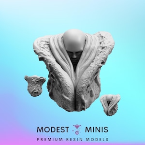 3pc Human Hybrid Offspring egg - 32mm Scale Alien Miniature | RPG | Sci fi | Cyberpunk | Role Playing | DnD | Papsikel