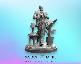 Tuxedo Moon - 40mm Miniature | DnD Mini | Superhero Miniature | C27