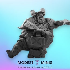 Zombie Fat Market Abomination - 28mm 30mm 32mm - Wasteland | Zombicide | Walking Dead