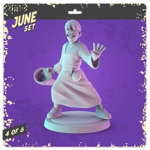DnD Presto / Mini stampato in resina 3D / Sopravvissuto / DnD / Miniatura di supereroi / Mini pop