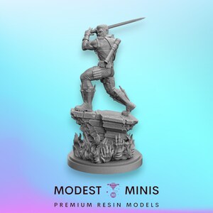 Daystaker - 40mm scale Miniature | DnD Mini | Superhero Miniature | C27