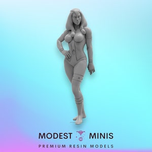 Metal Bride - 40mm  Miniature | DnD Mini | Superhero | Trident
