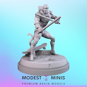 Skater Boy - 40mm  Miniature | DnD Mini | Superhero | C27