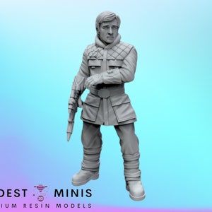 Insurgent General Carlist - Legion Scale | RPG | Scifi | Role Playing | D&D | SW Miniature