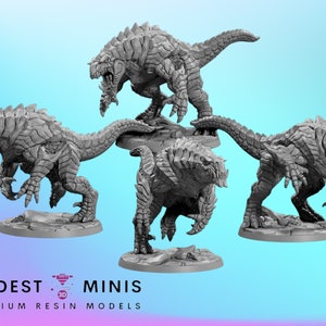 Brute Wyverns - Resin DnD Miniature / Dungeons and Dragons Mini / 5E Fantasy / Artisan Guild Frostheart Lizardmen