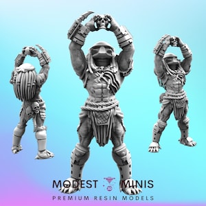 Ritual Skull Hunter - Resin 3D Print Alien Miniature | RPG | Sci fi | Cyberpunk | Role Playing | DnD | Papsikel