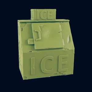 Ice Machine Scatter Terrain | 28mm - 40mm Scale | Survivor Terrain | Fantasy Scatter | Sci Fi Terrain | Superhero