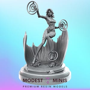 Hollow Hottie - 40mm  Miniature | DnD Mini | Superhero | C27