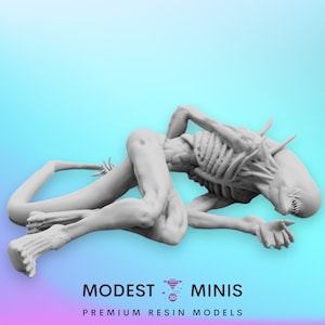Dead Proto Keeler A - 32mm Scale Alien Miniature | RPG | Sci fi | Law Upholders | Role Playing | DnD | Papsikel