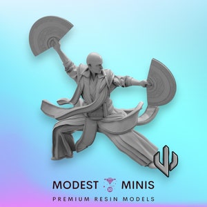 Ancient One A - 40mm  Miniature | DnD Mini | Superhero | Trident