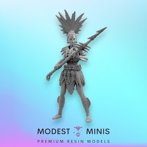 Sea Kings Cousin A - 40mm  Miniature | DnD Mini | Superhero | Trident