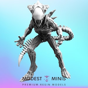 Xeno Praetorian L - 32mm Scale Alien Miniature | RPG | Sci fi | AvP | Role Playing | DnD | Papsikel