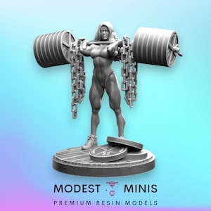 Single Female Lawyer - 40mm Miniature | DnD Mini | Superhero Miniature | C27