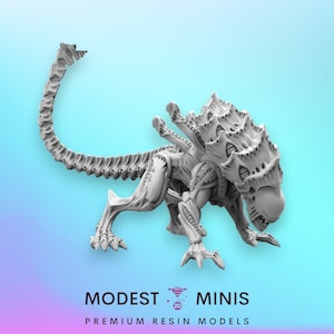 65mm Alien Xeno Brood Charger - 32mm Scale Alien Miniature | RPG | Sci fi | Cyberpunk | Role Playing | DnD | Papsikel