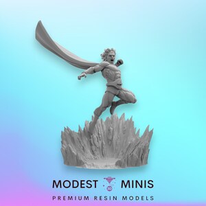 Protector - 40mm  Miniature | DnD Mini | Superhero | Trident