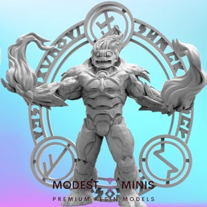 Dormamoo: miniatuur van 40 mm | DnD Mini | Superheld | Drietand