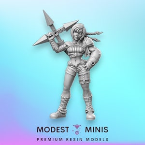 Julie Katsuragi - 32mm Scale DnD Miniatur | Dungeons und Drachen | JRPG Mini - RN Estudio