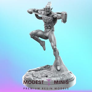 Cyborccaneer: miniatuur van 40 mm | DnD Mini | Superheldminiatuur | C27