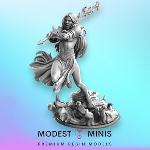 Lover of the Russian Queen - 40mm Miniature | DnD Mini | Superhero Miniature | C27