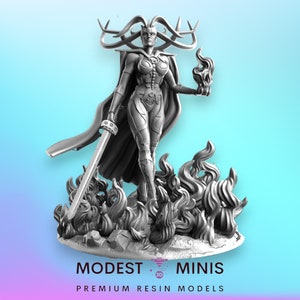 Heladriel - 40mm Miniature | DnD Mini | Superhero Miniature | C27