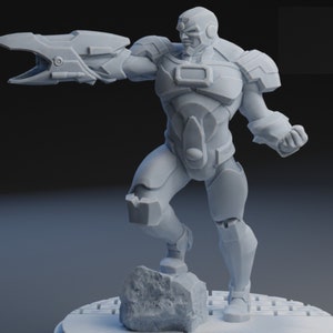 Booya - 40mm  Miniature | DnD Mini | Superhero | Legion