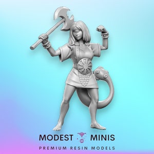 Heroine Quest Fimir Female - 28mm 32mm Scale DnD Miniature | Dungeons and Dragons | RN Estudio