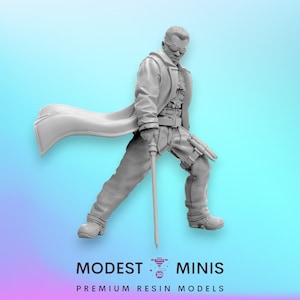 Nightwalker - 40 mm miniatuur | DnD Mini | Superheld | Drietand