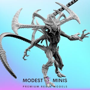 Xeno Diablo - 32mm Scale Alien Miniature | RPG | Sci fi | Cyberpunk | Role Playing | DnD | Papsikel Xenowars