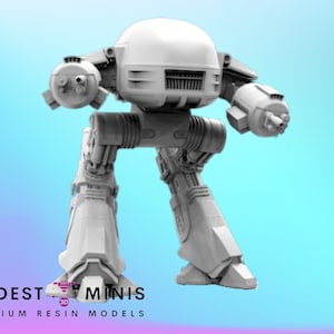 Experimental Battle Mech Series 3 C - 32mm Scale Miniature | RPG | Sci fi | Cyberpunk | Role Playing | Papsikel