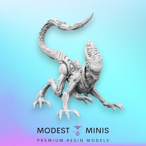Alien Lethal Stalker - 32mm Scale Alien Miniature | RPG | Sci fi | Cyberpunk | Role Playing | DnD | Papsikel