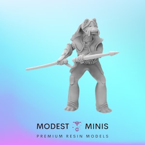 Aquatic Alien General - Legion Scale | RPG | Scifi | Role Playing | Shatterpoint | SW Miniature