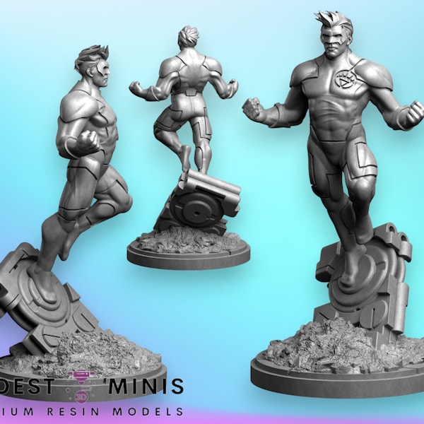 Lantern White - 40mm Crisis Protocol Miniature | DnD Mini | Superhero | Legion