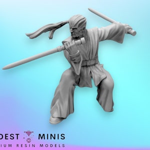 Dark Mystical Warrior - Legion Scale | RPG | Scifi | Role Playing | Shatterpoint | SW Miniature