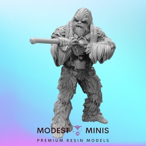 Furball Warleader - Legion Scale | RPG | Scifi | Role Playing | DnD | Black Remnant SW Miniature