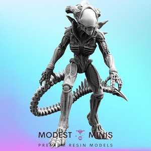 Xeno Praetorian H - 32mm Scale Alien Miniature | RPG | Sci fi | AvP | Role Playing | DnD | Papsikel