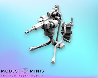 Torre de Sentinela D7 - Miniatura Alienígena em Escala de 32 mm | RPG | Ficção científica | Cyberpunk | RPG | DnD | Papsikel