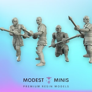 4pc Onderon Royal Guard - 35mm Legion Scale | RPG | Scifi | Role Playing | Shatterpoint | SW Miniature