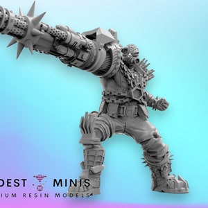 Spyderborg - 40mm  Miniature | DnD Mini | Superhero | Trident