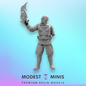 The Baron A - 40mm  Miniature | DnD Mini | Superhero | Trident