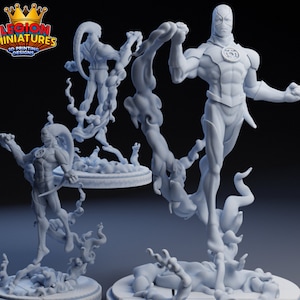 Green Ring Walker - 40mm  Miniature | DnD Mini | Superhero | Legion