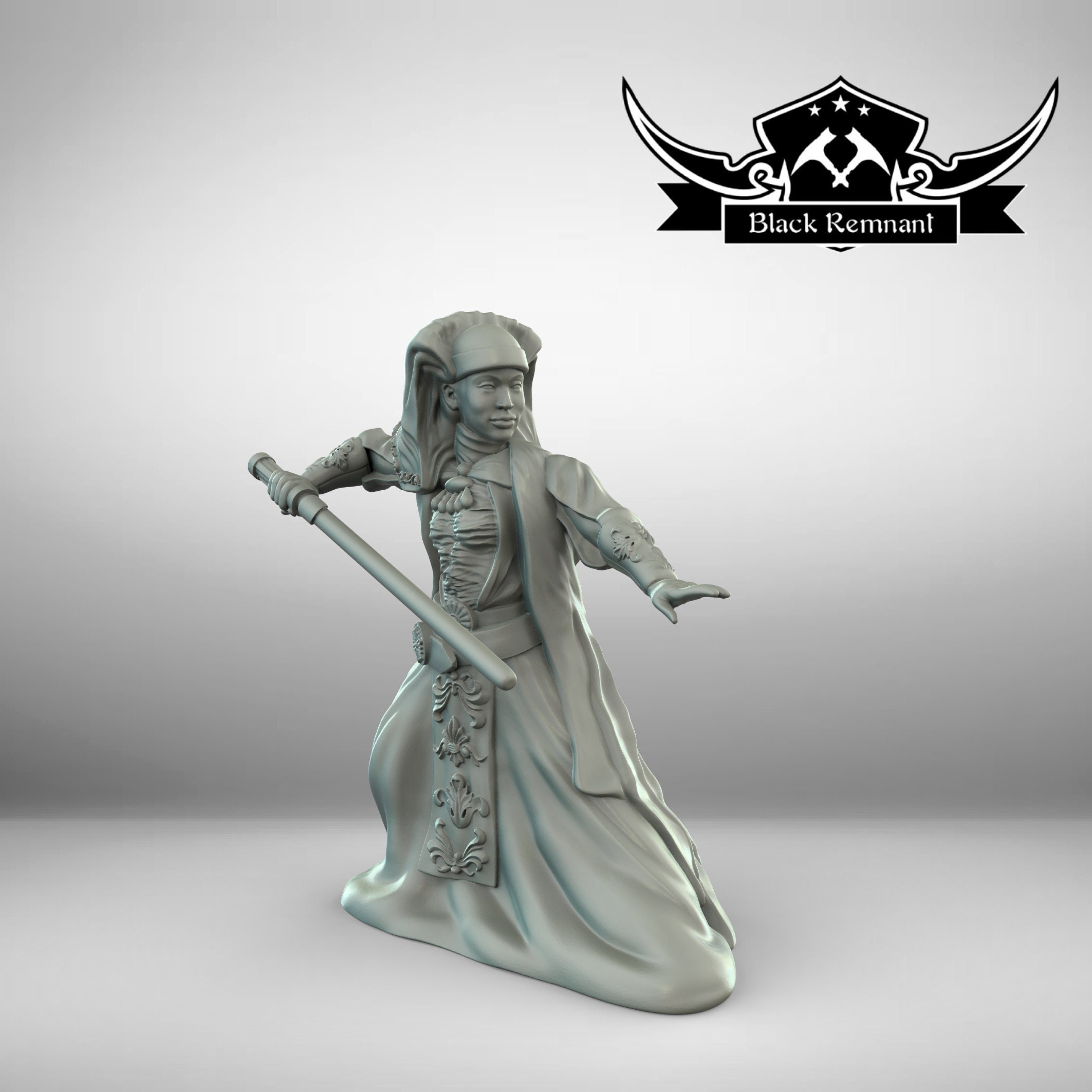 SkullForge Studio| Legion UNPAINTED Role Playing RPG Dark Warrior Blaster Miniature 3D Printed Scifi D&D |