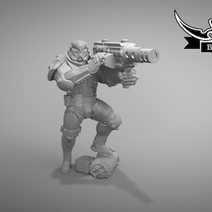 Recon Heavy Trooper - Legion Scale | RPG | Scifi | Role Playing | Shatterpoint | SW Miniature